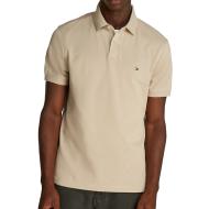 Polo Taupe Homme Tommy Hilfiger 1985 Regular
