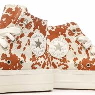 Naranja/Beige Zapatillas Mujer Converse Chuck Taylor All Star Lift ver 7