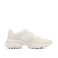 Zapatillas blancas de mujer Calvin Klein Jeans Hike Runner ver 2