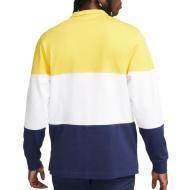 Nike Herren Club+ Sweatshirt Weiß/Gelb/Marine Ansicht 2