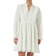 Weißes Kleid Frau YAS Yasluma günstig