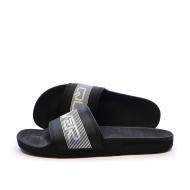 Claquettes Noires Homme Quiksilver Wordmrksld pas cher
