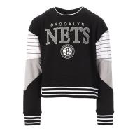 Sudadera negra de niña NBA Brooklyn Nets Cheer