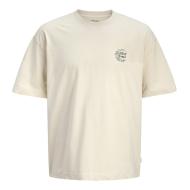 Beiges Jack & Jones Niagara T-Shirt mit Rundhalsausschnitt für Jungen günstig