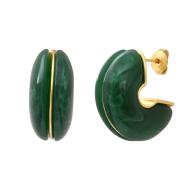 Women's Green Earrings Clio Blue Livia affordable