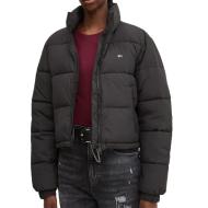 Doudoune Noire Femme Tommy Hilfiger Essential pas cher