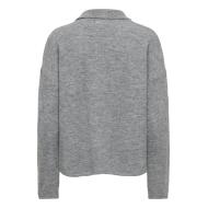 Pull Gris Clair Femme JDY Lanora vue 2