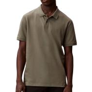 Polo Slim Kaki Homme Calvin Klein Jeans Refined pas cher