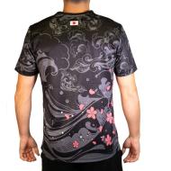 Schwarzes Fußballtrikot Sport Zone Tokyo 4009 Ansicht 2