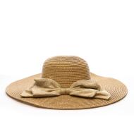 Camel-coloured floppy hat by Via Lorenzo SPCH1511 Photo of the Espace des Marques %store% store - view of %key%