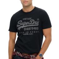 Camiseta azul marino para hombre Superdry Classic barato
