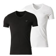 Lot de 2 T-Shirts Blanc/Noir Homme Kaporal GIFTH