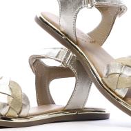Girl's golden sandals Mod8 Mo Pabla Photo of the Espace des Marques %store% store - view of %key%