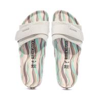 Sandales Grises Clair Femme Birkenstock Arizona vue 3