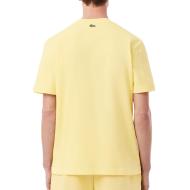 Gelbes Herren-T-Shirt von Lacoste TH0284 Ansicht 2