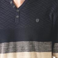 Pullover Beige/Marine Mann RMS26 61008 Ansicht 2