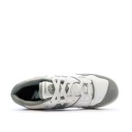 Baskets Blanches/Grises Femme New Balance Bb550 vue 4