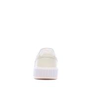 Baskets Blanc/Rose/Beige Femme Puma Carina Mia vue 3