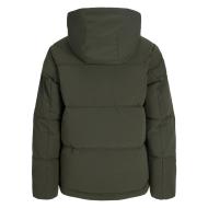 Doudoune à capuche junior kaki Jack & Jones Galaxy Puffer vue 3