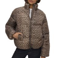 Brown Leopard Coat Vero Moda Parda affordable