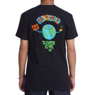 Schwarzes Herren-T-Shirt von DC Shoes „Our World“ Ansicht 2