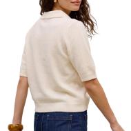 Beiges Damen-Polohemd von Vero Moda Foemily 2/4 Ansicht 2