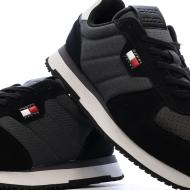 Baskets Noir Homme Tommy Hilfiger Runner Flag vue 7