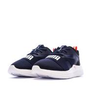 Puma Soft Wired 2 Sneaker für Jungen in Marineblau/Weiß/Rosa Ansicht 6