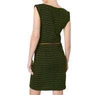 Kleid Grün Frau Ragwear Zig Zag Ansicht 2