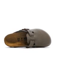 Sabots Marron Enfant Birkenstock Boston vue 4