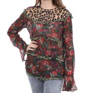 Scotch &amp; Soda Women's Floral/Leopard Blouse affordable