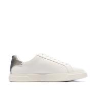 Calvin Klein Jeans Women’s White/Silver Lace-up Trainers Photo of the Espace des Marques %store% store - view of %key%