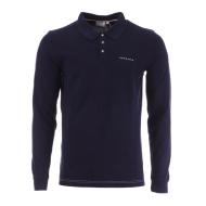 Hungaria Merapi Men's Long Sleeve Polo Navy affordable