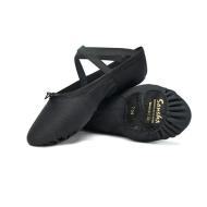 Black Dance Slippers for Girls Sansha Elast affordable