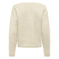 Beiger Pullover für Damen von Only Veoni Ansicht 2