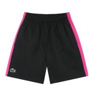 Men’s Black Lacoste Print Shorts Photo of the Espace des Marques %store% store - view of %key%
