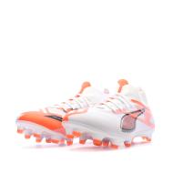 Zapatillas de fútbol blancas para hombre Puma Ultra 5 Match+ FG/AG ver 6