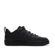 Baskets Noires Garçon Nike Court Borough Low Recraft vue 2