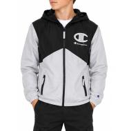 Schwarz/graue Champion-Jacke für Jungen, Colorblock-Design günstig