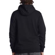 Schwarzes Quiksilver Biglogohood-Sweatshirt für Herren Ansicht 2