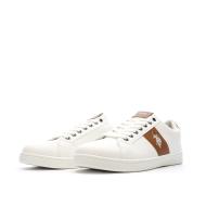 Baskets Blanches/Camel Homme US Polo ASSN High-top vue 6
