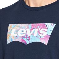 Camiseta Levi's Graphic Navy para hombre ver 3