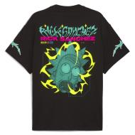 Schwarzes Herren-T-Shirt Puma Hoops X Rick and Morty Ansicht 2