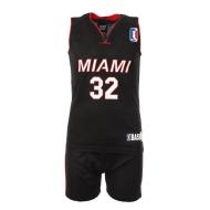 Set de Baloncesto Miami Heat Negro/Rojo Junior Sport Zone barato
