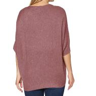 JDY New Behave Women's Pink 3/4 Sleeve Sweater Photo of the Espace des Marques %store% store - view of %key%
