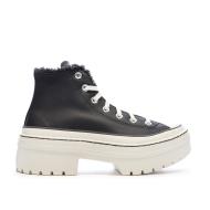Schwarze Sneakers Frau Converse Chuck Taylor All Star Lugged Ansicht 2