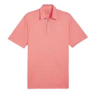 Puma Pure Solid Herren Golf Polo Koralle günstig