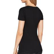 T-Shirt Schwarz Frau Pepe Jeans New Virginia Ansicht 2