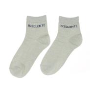 Chaussettes Gris/Doré Femme Stella Green Insolente