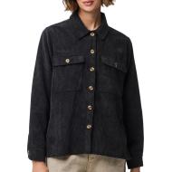 Pieces Women’s Black Corduroy Overshirt affordable